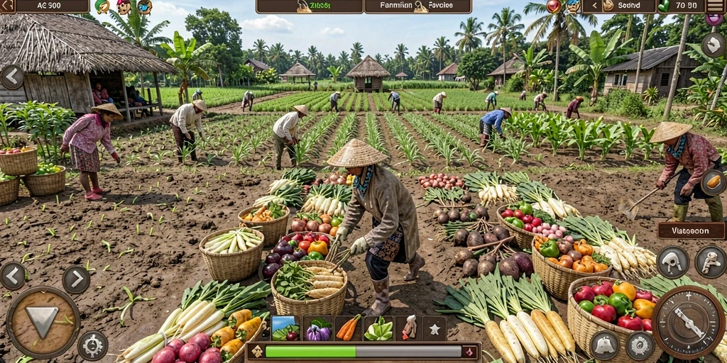 kostoto - Screenshot dari petualangan karakter melalui level yang menantang.